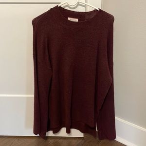 Andree Maroon lightweight sweater size L